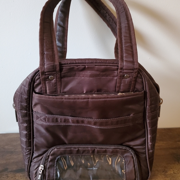 LUG PUDDLE JUMPER OVERNIGHT / GYM BAG, BROWN - Picture 3 of 8